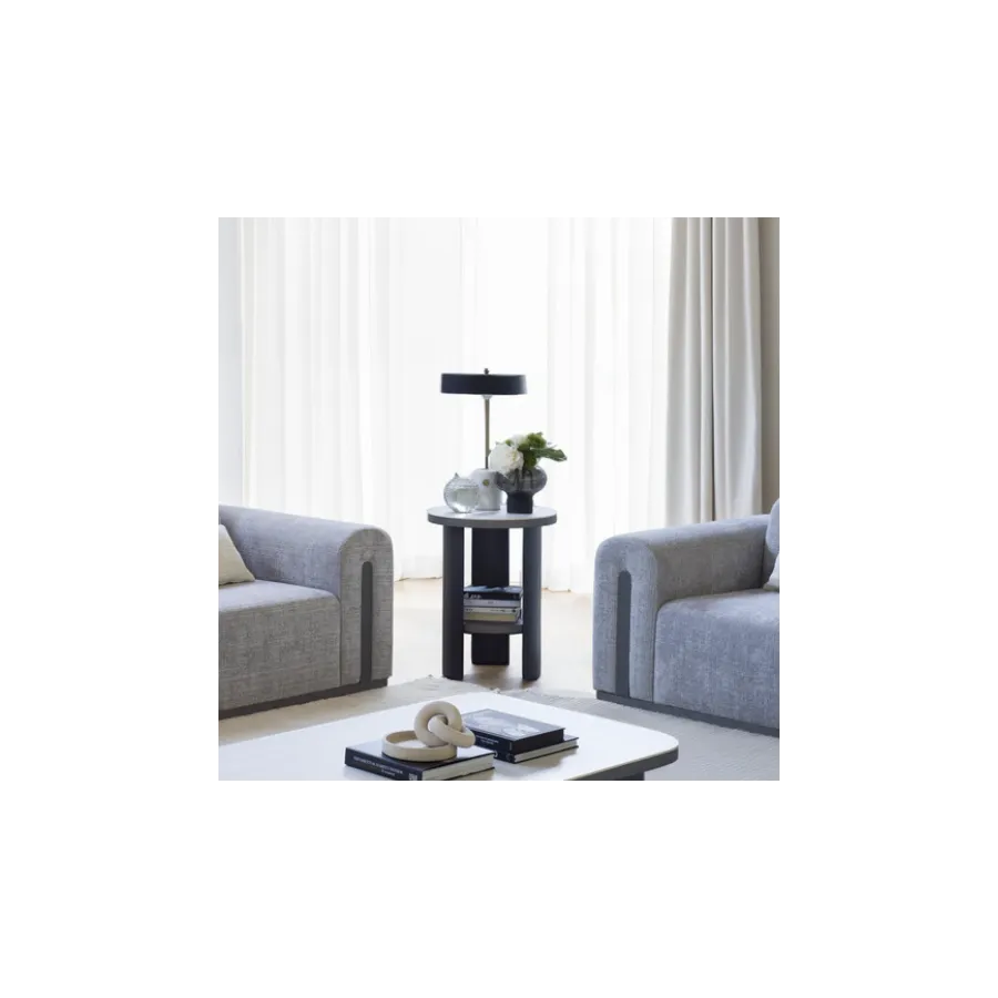 PERLA Włoski Stolik boczny Ø 50 x 65cm / ArredoClassic