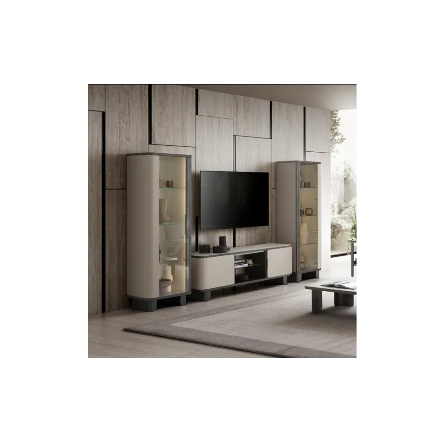 PERLA Włoska Szafka RTV 183 x 65 x 50cm / ArredoClassic