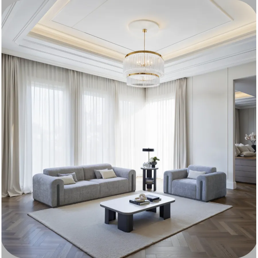 PERLA Włoski zestaw do salonu 5 elementów / ArredoClassic