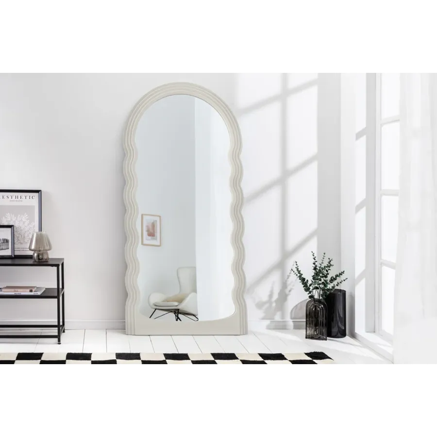 Invicta Lustro ścienne WAVE białe 160cm / 45941