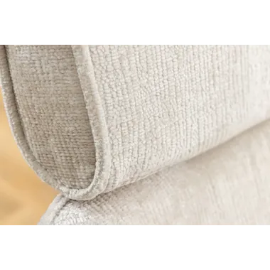 Invicta Krzesło obrotowe UNIQUE 180°z podłokietnikami szampańska tkanina szenilowa 64 x 84 x 61cm / 46322