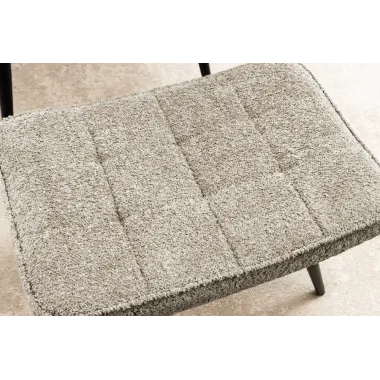 Invicta Stołek aksamitny SCANDINAVIA 40cm / 44028