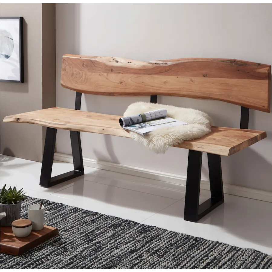 Wohnling Ławka do siedzenia GAYA MAMMUT akacja 160 x 83.5 x 60cm / WL5.638