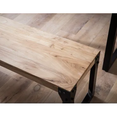 Wohnling Ławka do siedzenia INDUSTRIAL FACTORY akacja 160 x 45 x 40cm / WL7.052