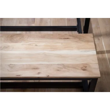 Wohnling Ławka do siedzenia INDUSTRIAL akacja 160 x 45 x 40cm / WL7.066