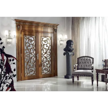 Ekskluzywne Włoskie drzwi przesuwne dwuskrzydłowe 231 x 257 x 11,5cm / DR106/GV