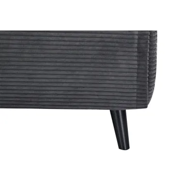 Invicta SMART MULTIFUNCTION Sofa rozkładana szary sztruks 140 x 97 x 82cm / 47144