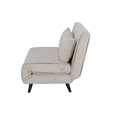 Invicta SMART MULTIFUNCTION  Sofa rozkładana beżowy sztruks 140 x 97 x 82cm / 47145