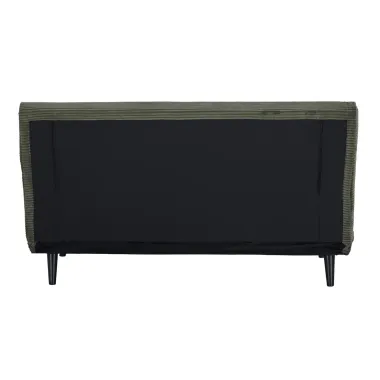 Invicta SMART MULTIFUNCTION Sofa rozkładana zielony sztruks 140 x 97 x 82cm / 47146