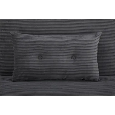 Invicta SMART MULTIFUNTION Fotel rozkładany szary sztruks 100 x 91 x 82cm / 47141