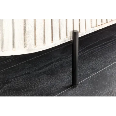 Invicta Komoda ADLON mango szare marmurowy biały blat 170cm / 47694