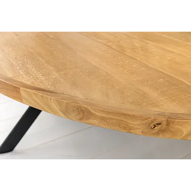 Invicta GALAXIE Oval Stół do jadalni mango naturalny brąz 240 x 76 x 99cm / 45759