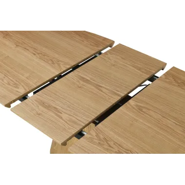 Invicta Stół UNIQUE owalny rozkładany optyka dębu 160 - 200cm / 47657