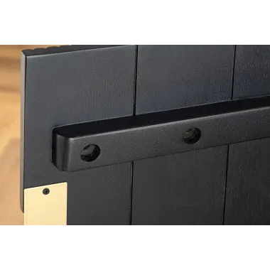 Invicta Komoda GATSBY czarne mango 160 x 75 x 40cm / 46432