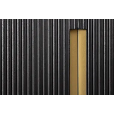 Invicta Szafka TV GATSBY czarne mango 160 x 50 x 42cm / 46433