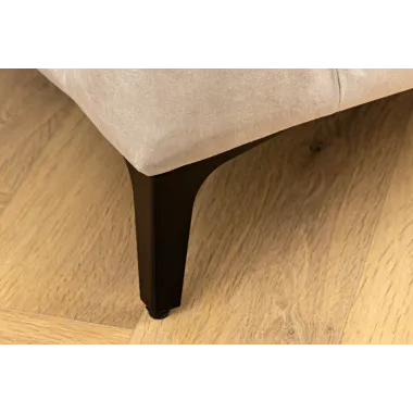 Invicta Fotel MODERN BAROCK szampański aksamit 120 x 70 x 100cm / 45985