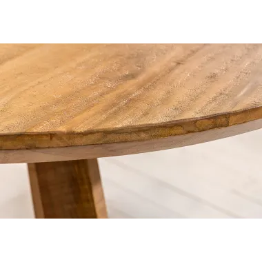 Invicta Stół do jadalni ART WOOD lite drewno mango Ø 140cm / 45758