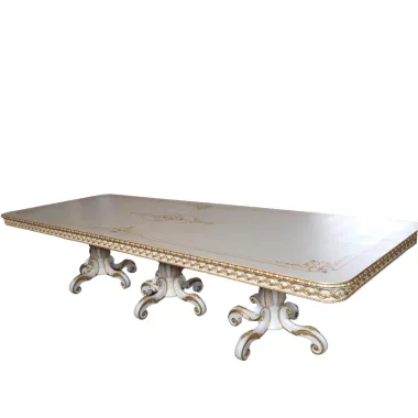Włoski Stół do jadalni LUXURY CLASSICA rozkładany 500 x 130 x 78cm / 1267