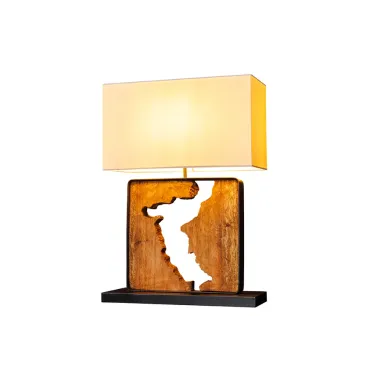 Invicta Lampa podłogowa DESIGNED BY NATURE z drewna dzeszczowego 60cm / 46937