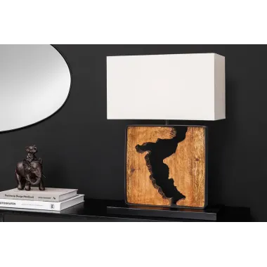 Invicta Lampa podłogowa DESIGNED BY NATURE z drewna dzeszczowego 60cm / 46937