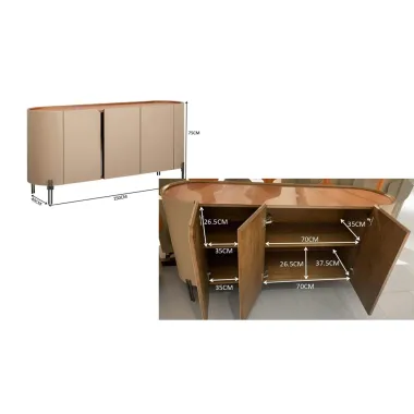 Kare Komoda TANGO 150 x 75 x 40cm / 70159