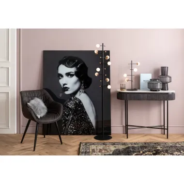 Kare Konsola GLENN GATSBY szare mango 100 x 80 x 32 cm / 84888