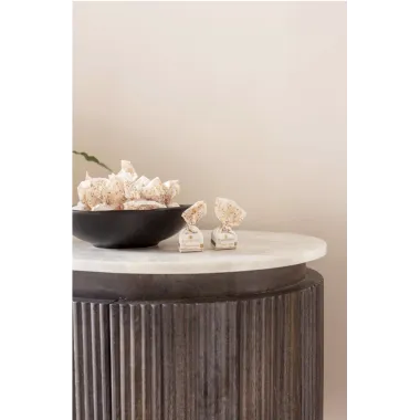 Kare Szafka RTV GLENN GATSBY szare mango 150 x 54 x 40cm / 84890