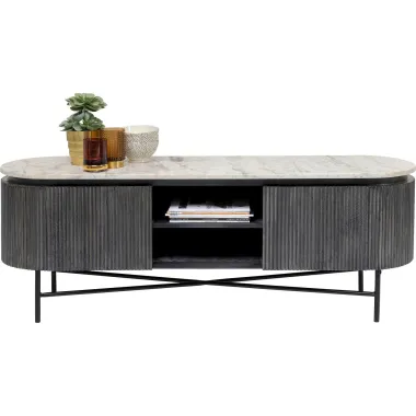 Kare Szafka RTV GLENN GATSBY szare mango 150 x 54 x 40cm / 84890