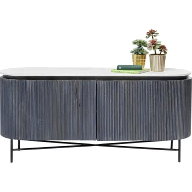 Kare Komoda GLENN GATSBY szare mango 160 x 75 x 45cm / 84889