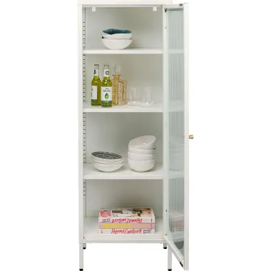 Kare Witryna NAXOS AMSTERDAM 1 drzwiowa biała 50 x 150 x 35cm / 70042