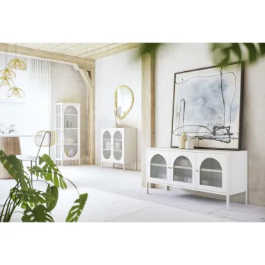 Kare Komoda NAXOS AMSTERDAM 2 drzwiowa biała 80 x 90 x 35cm / 70039