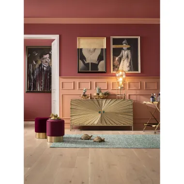 Kare Komoda ILLUMINO mango złote 160 x 81 x 40cm / 84704