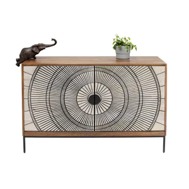 Kare Komoda EYE OF TIGER HERITAGE Mango 115 x 78 X 40cm / 84973