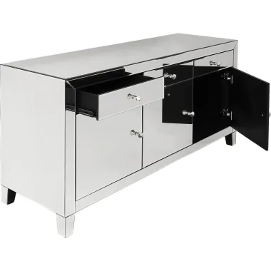 Kare Komoda LUXURY lustrzana 140,5 x 77 x 45cm / 80896