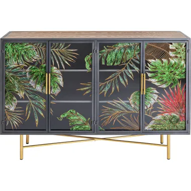 Kare Komoda JUNGLE multikolor 135 x 95 x 38cm / 86300