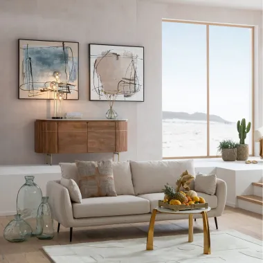 Kare Komoda GRACE GATSBY naturalne mango 160 x 79 x 45 cm / 86463