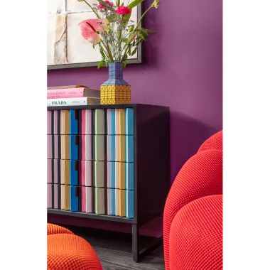 Kare Komoda CONCERTINA Multi Color z szufladami 185 x 74 x 40cm / 86777