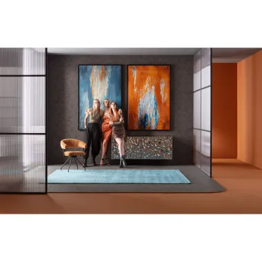 Kare Komoda CALDERA Silver 4 drzwiowa fornir 160 X 78 X 45cm / 80122