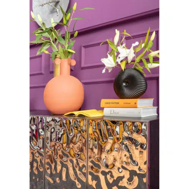 Kare Komoda CALDERA Silver 4 drzwiowa fornir 160 X 78 X 45cm / 80122