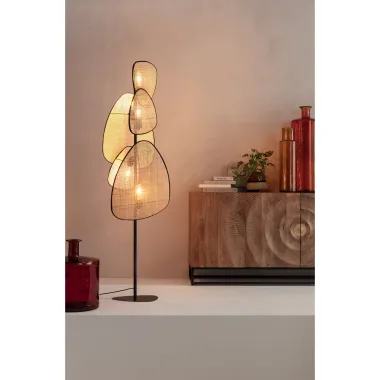 Kare Komoda MADEIRA HELL GOLDEN SUNSET jasnobrązowe mango 76 x 140 x 30cm /  86708