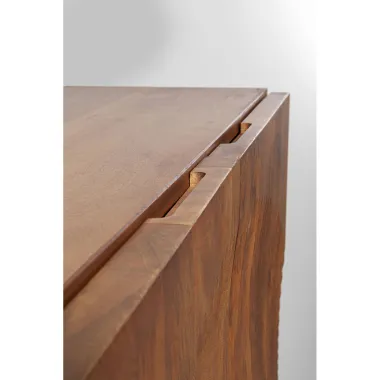 Kare Komoda MADEIRA HELL GOLDEN SUNSET jasnobrązowe mango 76 x 140 x 30cm /  86708