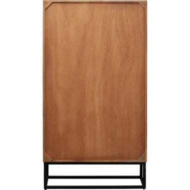 Kare Komoda MADEIRA HELL GOLDEN SUNSET jasnobrązowe mango 76 x 140 x 30cm /  86708