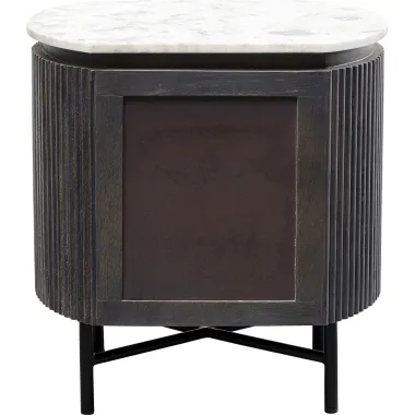 Kare Szafka nocna GLENN GATSBY szare mango 50 x 55 x 35cm / 87440