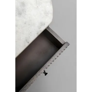 Kare Szafka nocna GLENN GATSBY szare mango 50 x 55 x 35cm / 87440