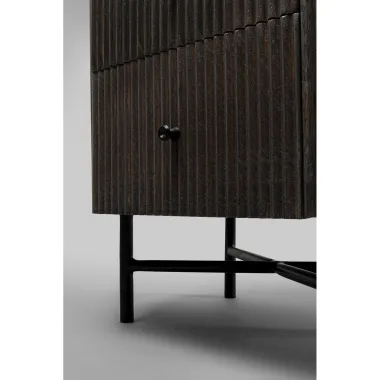 Kare Szafka nocna GLENN GATSBY szare mango 50 x 55 x 35cm / 87440