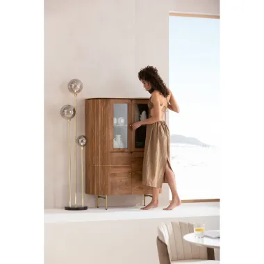 Kare Witryna GRACE mango 100 x 145 x 42 cm / 86465