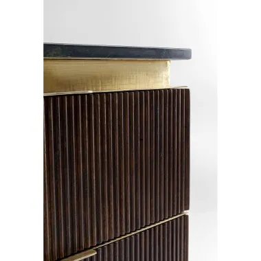 Kare Szafka nocna CATALINA IRONVILLE mango 51 x 58 x 40cm / 86492