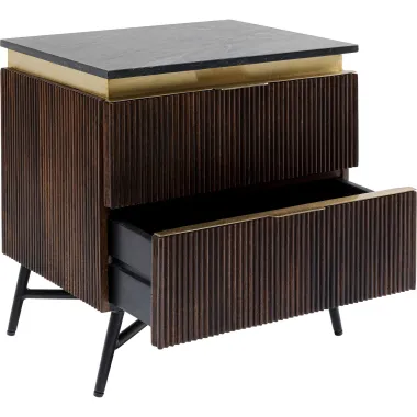 Kare Szafka nocna CATALINA IRONVILLE mango 51 x 58 x 40cm / 86492