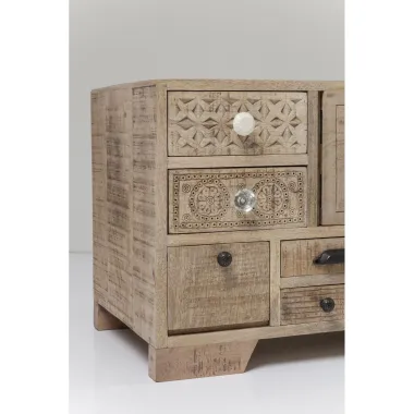 Kare Szafka RTV PURO naturalne mango 125 x 45 x 40cm / 81336