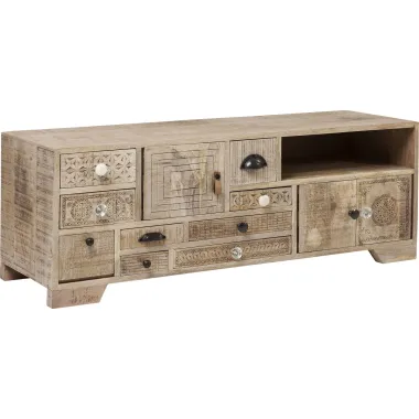 Kare Szafka RTV PURO naturalne mango 125 x 45 x 40cm / 81336